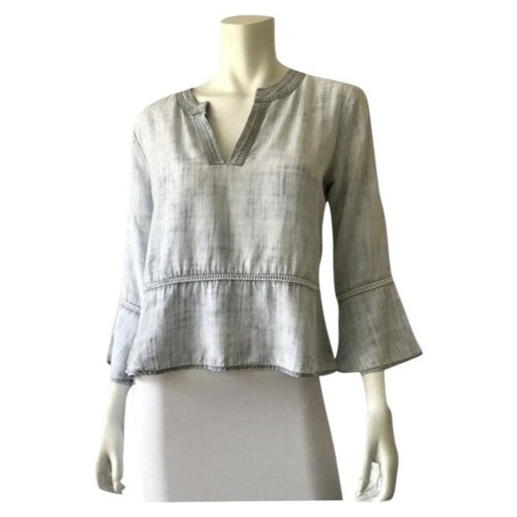 cloth & stone Tops - Cloth & Stone Bell Sleeve Blouse